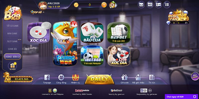 Giới thiệu tổng quan về casino online b29